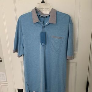 Travis Mathew K-Lew Brilliant Blue/Frost Polo